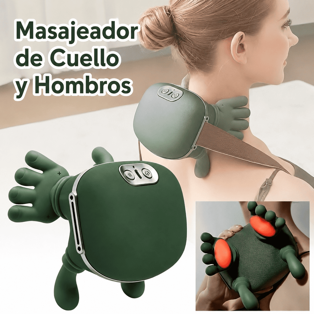 Masajeador Manitas NeckEase® ENVIO GRATIS y te reglamos parche masajeador modelo azul